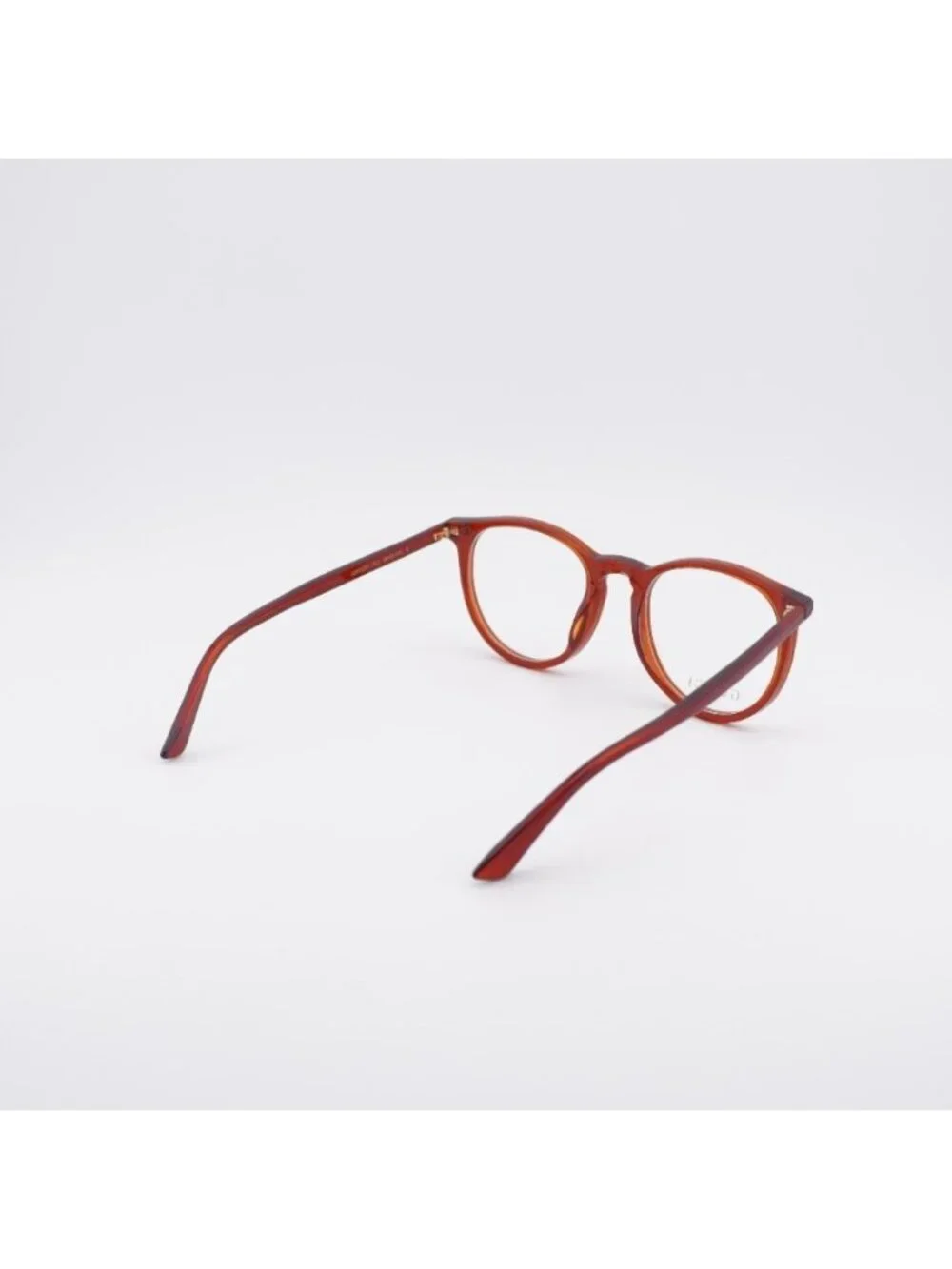 Gucci GG0027O 013 Eyeglasses Round Shiny Bordeaux 50mm Frame